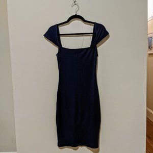 Reformation Royal Blue Jersey Mini Dress